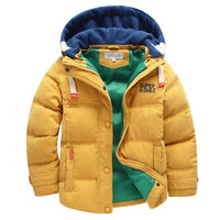 2019 Children Warm Jacket Winter Kids Outerwear Boys Casual Warm Hooded Jacket For Boys Waterproof Clothes 6-14T Boys Warm Coats