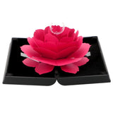 HILIFE Foldable Rose Ring Box Jewelry Creative Gift Jewelry Display Boxes Gift Box For Rings 1pcs Valentine&#39;s Day Wedding