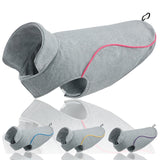 Two side wear Pet Dog Clothes Winter Warm Fleece Coat Pet Jacket Reflective Dog Clothing Vest For Small Medium Large big Dogs