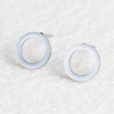Stainless Steel Animal Heart Star Moon Stud Earrings for Women Korean Minimalist Earrings Jewelry Accessories