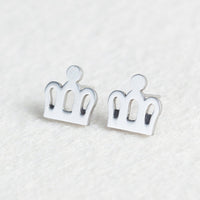 Stainless Steel Animal Heart Star Moon Stud Earrings for Women Korean Minimalist Earrings Jewelry Accessories
