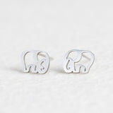 Stainless Steel Animal Heart Star Moon Stud Earrings for Women Korean Minimalist Earrings Jewelry Accessories