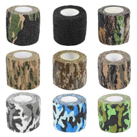 Tactical Camo Stretch Tape Bandage Camping Hunting Camouflage Tape Military First Aid Bandage Shooting Gun Paintball Accessories