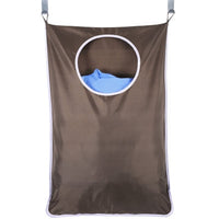 Door Hanging Laundry Bags For Dirty Clothes Washing Machines Wall Mounted Bathroom Storage Bag Hanging Laundry Hamper With Hooks