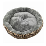 pawstrip Soft Plush Winter Dog Bed Round Cat Bed Warm Puppy Cushion Chihuahua Teddy Small Dog Bed House Pet Bed For Dogs Cat
