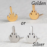 Golden Korean Minimalist Golden Iron Stainless Steel Triangle Stud Earrings for Women Fashion 2019 Jewelry Accessories Gift
