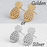 Golden Korean Minimalist Golden Iron Stainless Steel Triangle Stud Earrings for Women Fashion 2019 Jewelry Accessories Gift