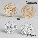 Golden Korean Minimalist Golden Iron Stainless Steel Triangle Stud Earrings for Women Fashion 2019 Jewelry Accessories Gift