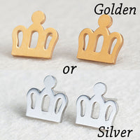 Golden Korean Minimalist Golden Iron Stainless Steel Triangle Stud Earrings for Women Fashion 2019 Jewelry Accessories Gift