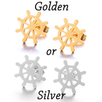 Golden Korean Minimalist Golden Iron Stainless Steel Triangle Stud Earrings for Women Fashion 2019 Jewelry Accessories Gift