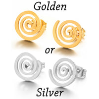 Golden Korean Minimalist Golden Iron Stainless Steel Triangle Stud Earrings for Women Fashion 2019 Jewelry Accessories Gift