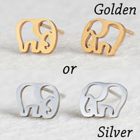 Golden Korean Minimalist Golden Iron Stainless Steel Triangle Stud Earrings for Women Fashion 2019 Jewelry Accessories Gift