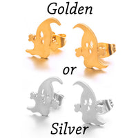 Golden Korean Minimalist Golden Iron Stainless Steel Triangle Stud Earrings for Women Fashion 2019 Jewelry Accessories Gift