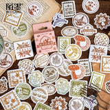 45 pcs/pack Cute Forest Animals Stickers Adhesive Stickers DIY Decoration Craft Scrapbooking Stickers Gift Stationery