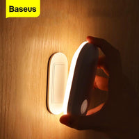 Baseus LED Indoor Light Wall Lamp PIR Motion Sensor Human Induction Entrance &amp; Aisle Sconce Night Light For Stairs Home Bedroom