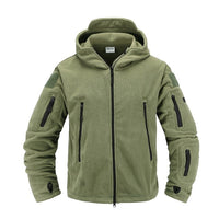 Tactical fleece jacket Military Uniform Soft Shell Casual Hooded Jacket Men Thermal army Clothing