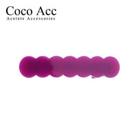 japan korean new design acrylic colid candy color Scallop shell bar shaped wave simple hair side clips grips barrettes kids baby