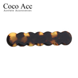 japan korean new design acrylic colid candy color Scallop shell bar shaped wave simple hair side clips grips barrettes kids baby
