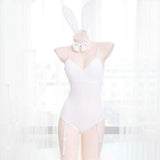Japanese Sexy Bunny Girl Sleepwear Suit Female Women Cosplay Costume Jumpsuit Velvet Underwear Nightdress Cat Woman Costume