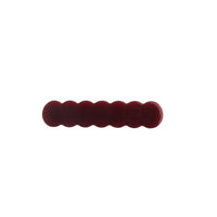 japan korean new design acrylic colid candy color Scallop shell bar shaped wave simple hair side clips grips barrettes kids baby