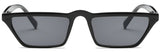 Black Fashion Design Women Sun Glasses Flat Top Sunglasses Square Frame Classic Shades Vintage Black Red Eyewear Oculos de sol