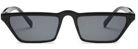 Black Fashion Design Women Sun Glasses Flat Top Sunglasses Square Frame Classic Shades Vintage Black Red Eyewear Oculos de sol
