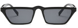 Black Fashion Design Women Sun Glasses Flat Top Sunglasses Square Frame Classic Shades Vintage Black Red Eyewear Oculos de sol
