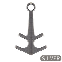 Magnetic Phone Stand Holder Creative Portable Retro Anchor Shaped Metal Mini Desktop Support Tablet Phone Holder Tripod Tool