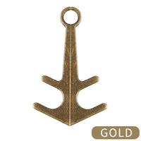 Magnetic Phone Stand Holder Creative Portable Retro Anchor Shaped Metal Mini Desktop Support Tablet Phone Holder Tripod Tool