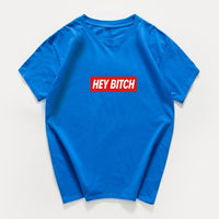 hey bitch letter funny  t-shirt women Graphic oversized japanese tops women 2020 kawaii cool streetwear vintage woman t-shirts