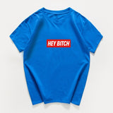 hey bitch letter funny  t-shirt women Graphic oversized japanese tops women 2020 kawaii cool streetwear vintage woman t-shirts