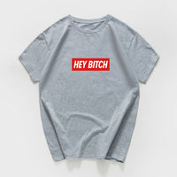 hey bitch letter funny  t-shirt women Graphic oversized japanese tops women 2020 kawaii cool streetwear vintage woman t-shirts