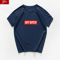 hey bitch letter funny  t-shirt women Graphic oversized japanese tops women 2020 kawaii cool streetwear vintage woman t-shirts