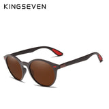 KINGSEVEN TR90 Vintage Men Sunglasses Polarized Oval Frame Sun glasses Women Men Unisex Night Vision Goggles Oculos De Sol