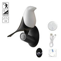 Magpie Bird USB Charger Night Light Intelligent Vibration Induction LED Desk Lamp Small Eggs LED Light Home Decor Lamp Gifts