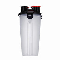 2 In 1 Pet Travel Water Bottle Foldable Dog feed Bowl Drink Cup Food Container Silicone Outdoor Portable Dog Cat Feeder