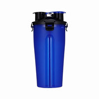 2 In 1 Pet Travel Water Bottle Foldable Dog feed Bowl Drink Cup Food Container Silicone Outdoor Portable Dog Cat Feeder