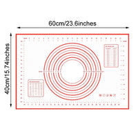 Silicone Baking Mats Sheet Pizza Dough Non-Stick Maker Holder Pastry Kitchen Gadgets Cooking Tools Utensils Bakeware Accessories