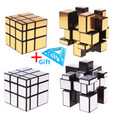3x3x3 Magic Mirror Cubes Cast Coated Puzzle Professional Speed Magic Cube Magic Education Toys For Children Mirror Cubes