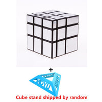 3x3x3 Magic Mirror Cubes Cast Coated Puzzle Professional Speed Magic Cube Magic Education Toys For Children Mirror Cubes