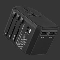 Dual Type C PD QC USB All in one charger adapter for travel with EU US UK AU plug universal travel power charger sockets