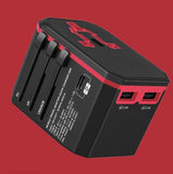 Dual Type C PD QC USB All in one charger adapter for travel with EU US UK AU plug universal travel power charger sockets