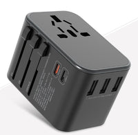 Dual Type C PD QC USB All in one charger adapter for travel with EU US UK AU plug universal travel power charger sockets