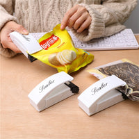 Kitchen Gadgets Mini Sealing Machine Portable Heat Sealer Plastic Bag Storage Packet Handy Sealers Easy Resealer For Food Snack