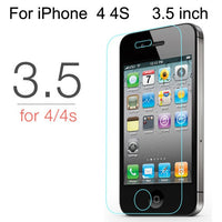 Tempered Glass For iPhone X XS MAX XR 4 4s 5 5s SE 5c Screen Protective Film For iPhone 6 6s 7 8 Plus X 11 12Pro Glass Protector