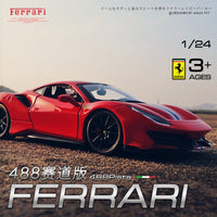 Bburago 1:24 FERRARI 488 PISTA simulation alloy car model Collect gifts toy