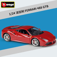 Bburago 1:24 FERRARI 488 PISTA simulation alloy car model Collect gifts toy