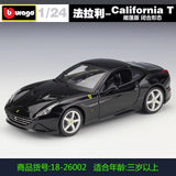 Bburago 1:24 FERRARI 488 PISTA simulation alloy car model Collect gifts toy