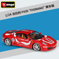 Bburago 1:24 FERRARI 488 PISTA simulation alloy car model Collect gifts toy