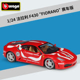 Bburago 1:24 FERRARI 488 PISTA simulation alloy car model Collect gifts toy
